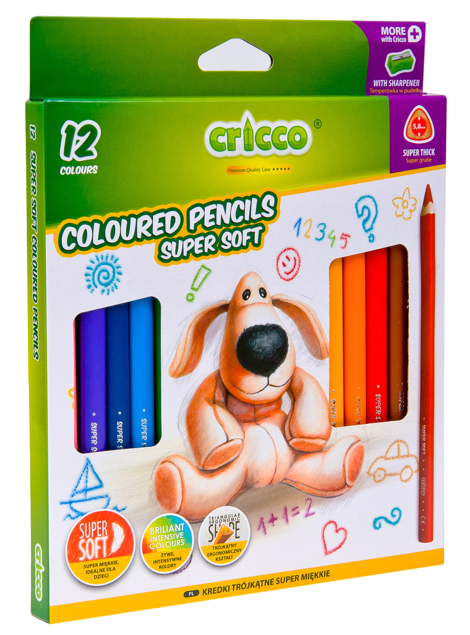 Cricco coloured pencils super soft